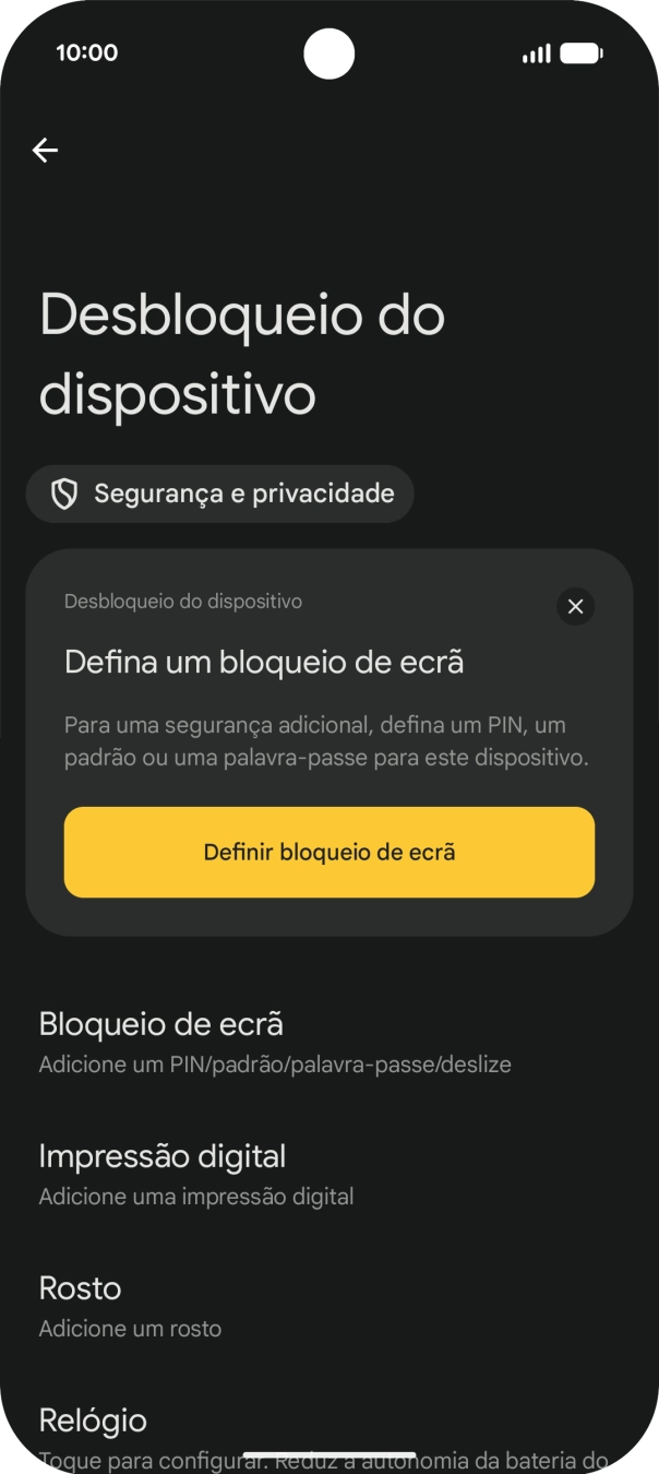 Para voltar ao ecrã inicial, deslize o dedo de baixo para cima a partir da base do ecrã.