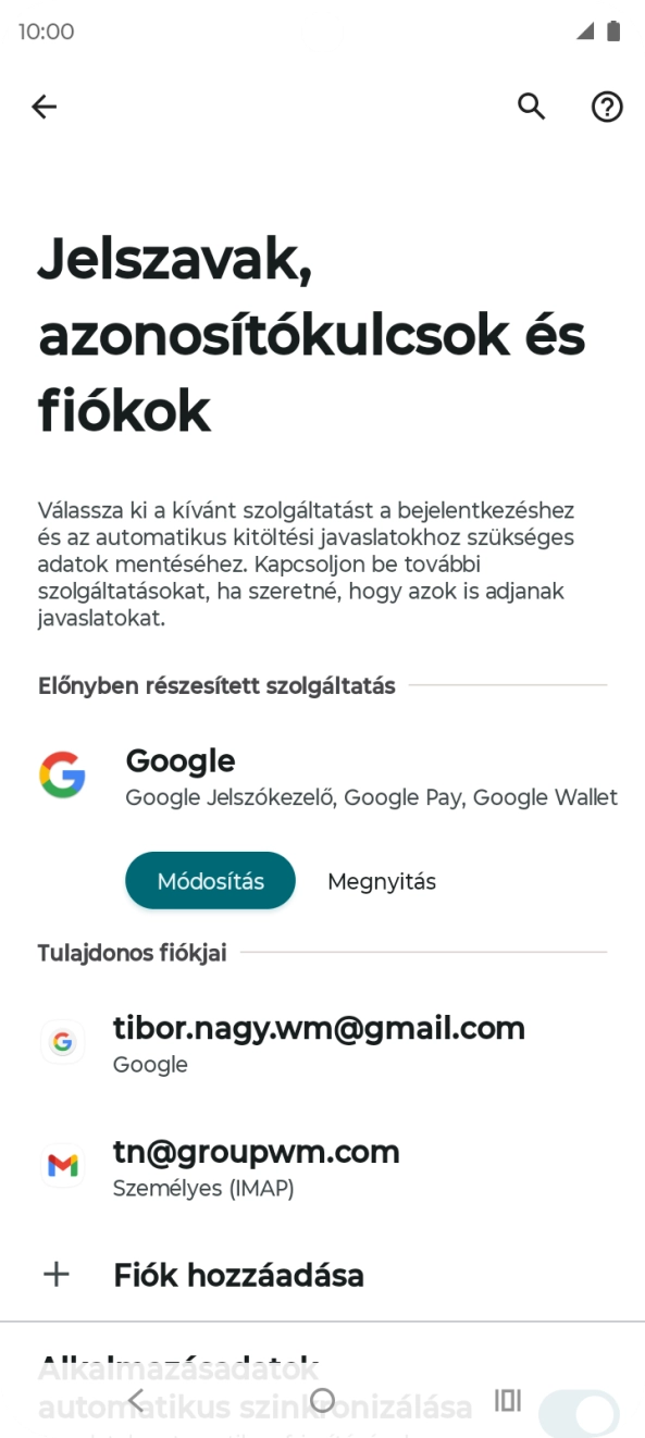 A befejezéshez, és ahhoz, hogy visszatérhess a főképernyőhöz, nyomd meg a főgombot.