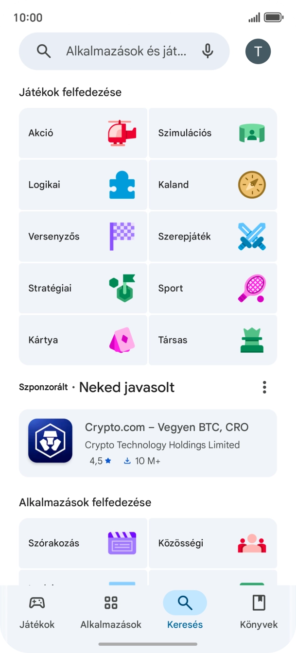 Kattints a keresés mezőre. Kattints a keresés mezőre.