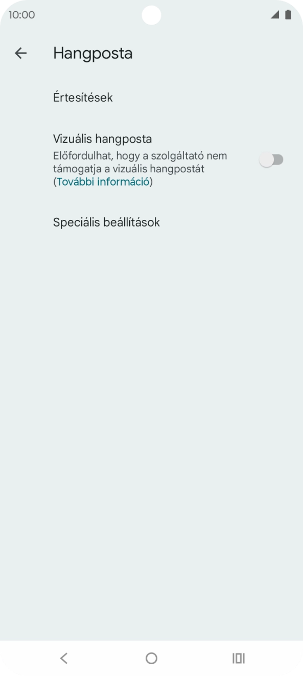 Válaszd a Speciális beállítások lehetőséget. Válaszd a Speciális beállítások lehetőséget.