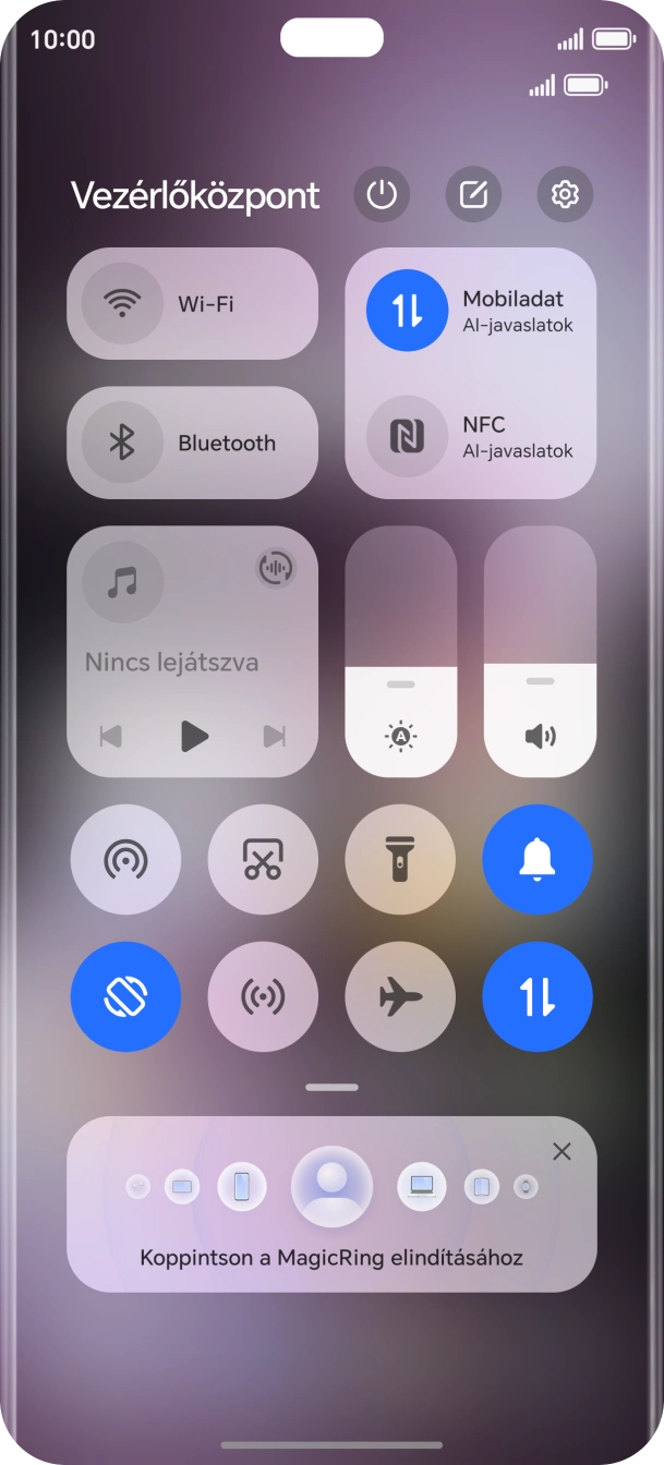 Kattints a kikapcsolás ikonra.
