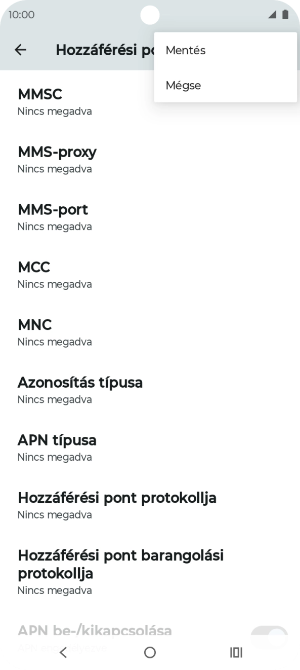 Válaszd a Mentés lehetőséget. Válaszd a Mentés lehetőséget.