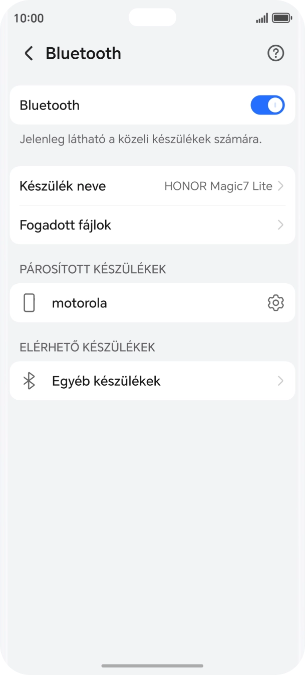 Húzd az ujjad felfelé a kijelző aljáról, hogy visszatérj a kezdőképernyőhöz. Húzd az ujjad felfelé a kijelző aljáról, hogy visszatérj a kezdőképernyőhöz.