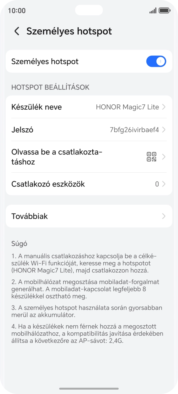 Húzd az ujjad felfelé a kijelző aljáról, hogy visszatérj a kezdőképernyőhöz.