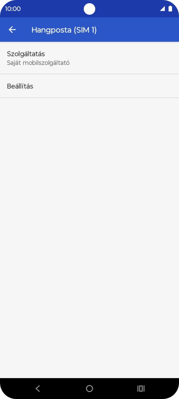 Válaszd a Beállítás lehetőséget. Válaszd a Beállítás lehetőséget.