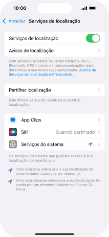 Prima a app pretendida.