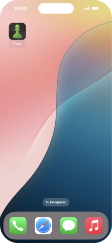 Mantenha premida por um momento a app pretendida.