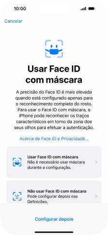 Prima Configurar depois.