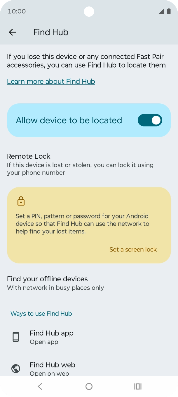 Press the Home key to return to the home screen. Press the Home key to return to the home screen.