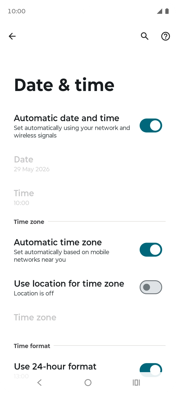 Press the Home key to return to the home screen.