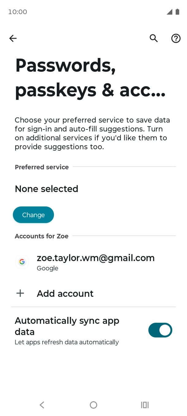 Press the Home key to return to the home screen.