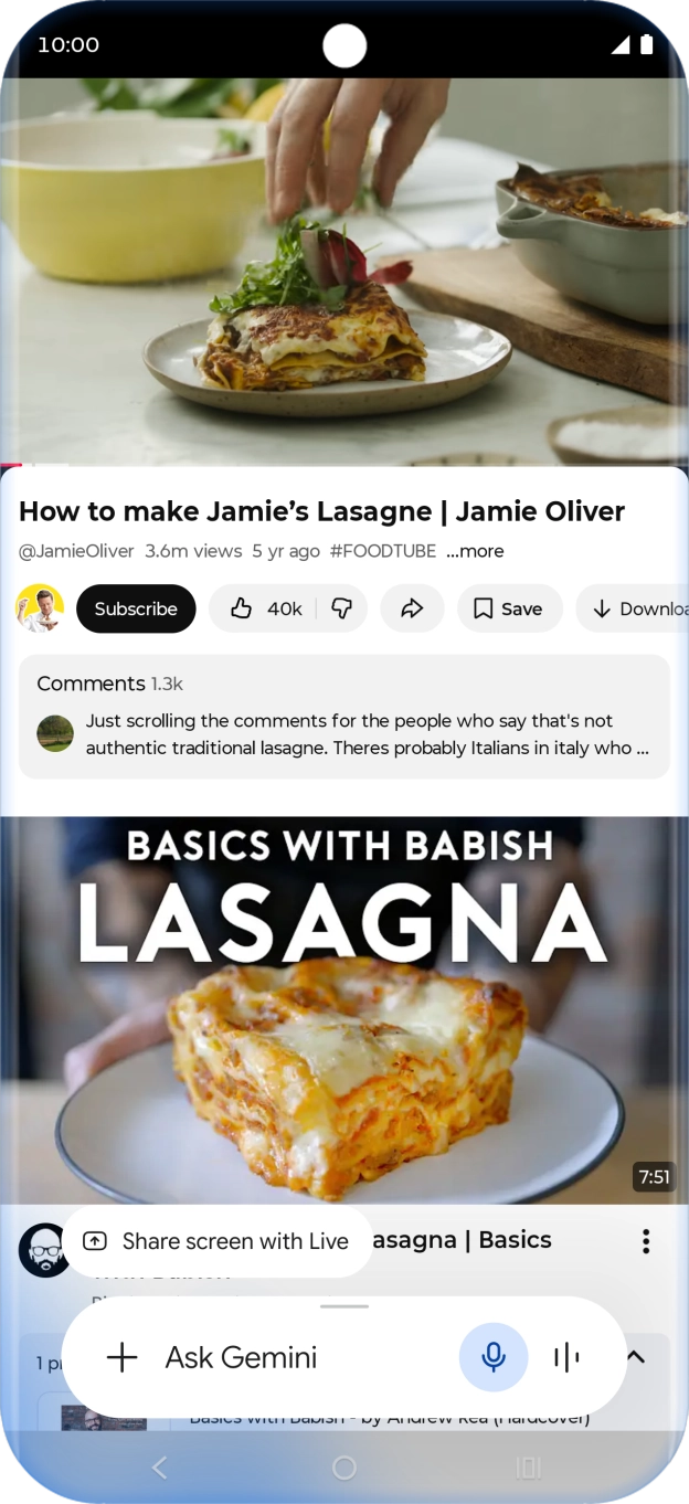 Press the add icon.