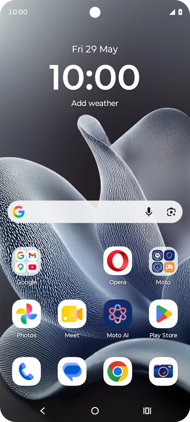 When the battery charging icon is displayed, the battery is charging.
