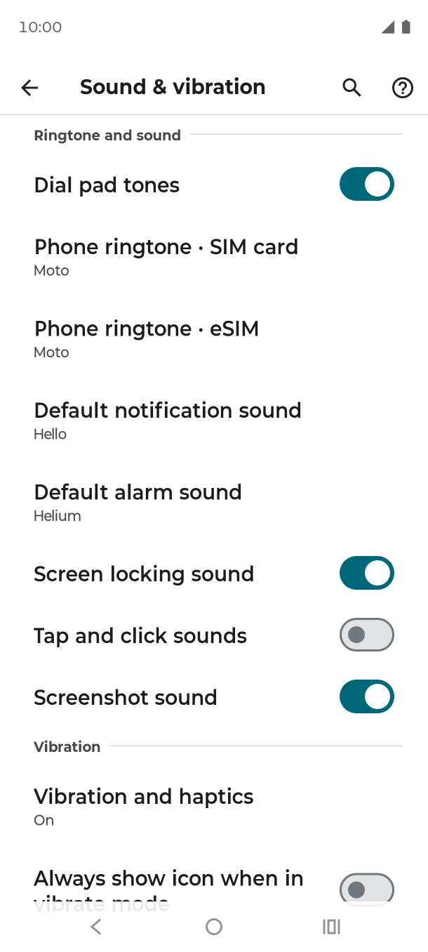 Press Phone ringtone.