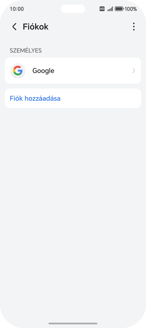 Húzd az ujjad felfelé a kijelző aljáról, hogy visszatérj a kezdőképernyőhöz.