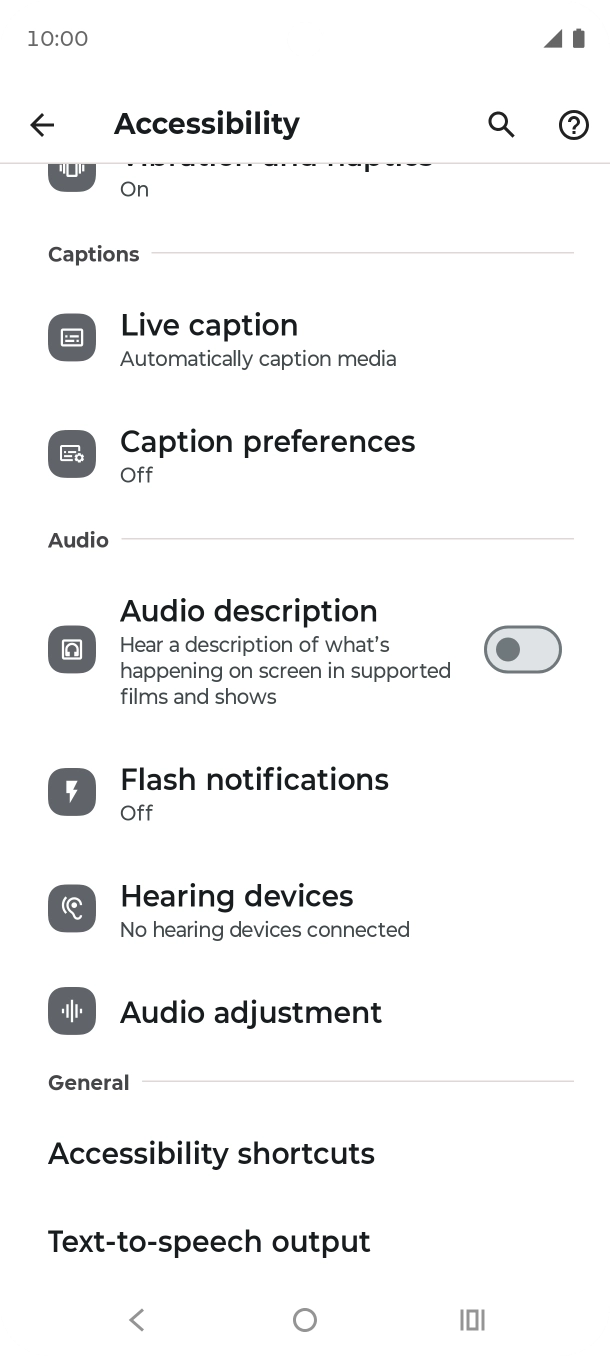 Press the required category below 