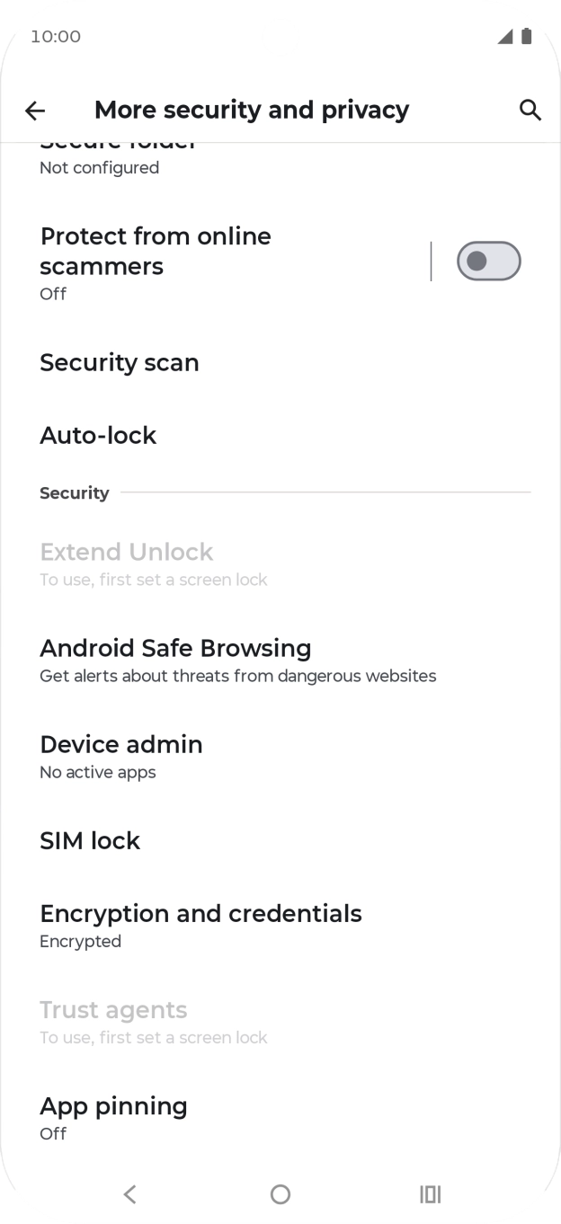 Press SIM lock.