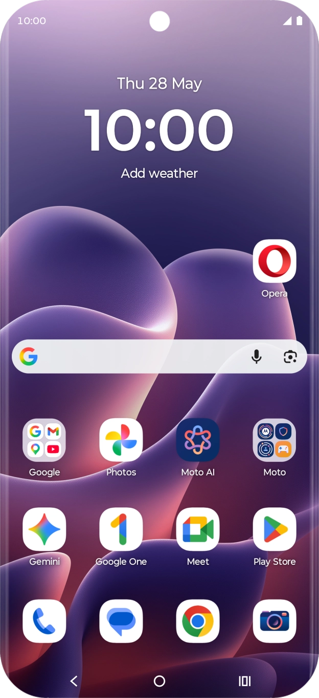 Slide two fingers downwards starting from the top of the screen. Slide two fingers downwards starting from the top of the screen.