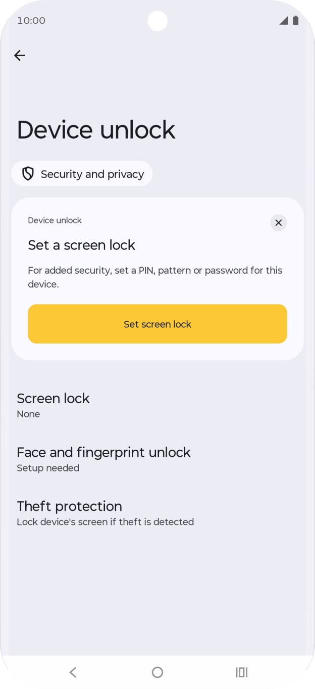 Press the Home key to return to the home screen.