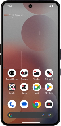 Image 1: Front view of the Nothing Phone (3a) Pro