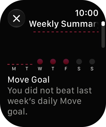 Press the Digital Crown several times to return to the home screen.