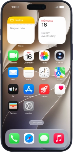 Imagen 1: Vista frontal del Apple iPhone 17 Pro Max - LightSkyBlue