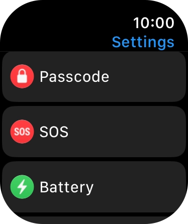 Press Passcode.