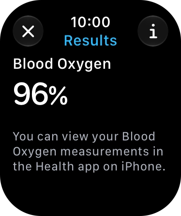 Your result is displayed on the screen.