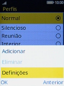 Escolha Definições.