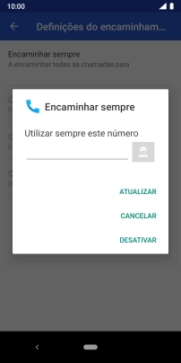 Prima DESATIVAR.
