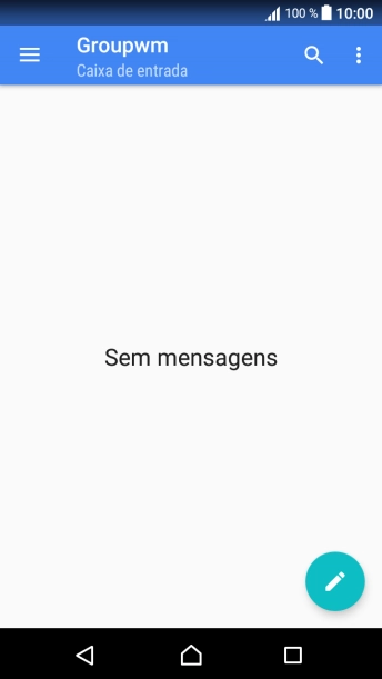 Prima o ícone de novo e-mail.