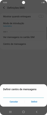 Introduza +351911616161 e prima Definir.