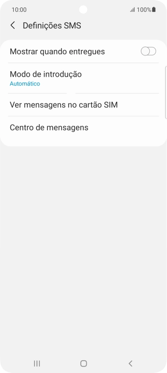 Prima Centro de mensagens.