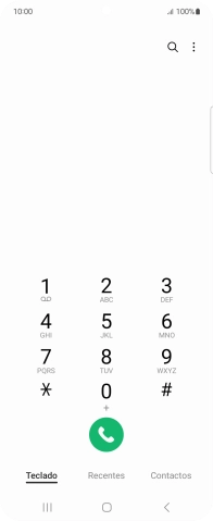 Prima o ícone de menu.