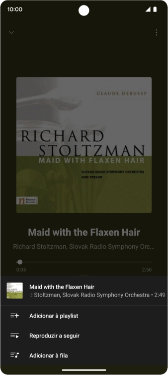 Prima Adicionar à playlist.