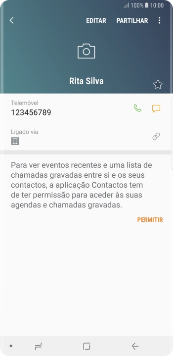 Prima a tecla de início para terminar e voltar ao ecrã inicial.