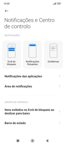 Prima Notificações das aplicações .