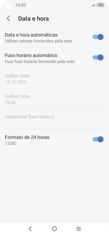 Prima a tecla de início para terminar e voltar ao ecrã inicial.