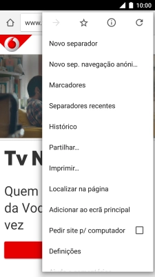 Prima a estrela.
