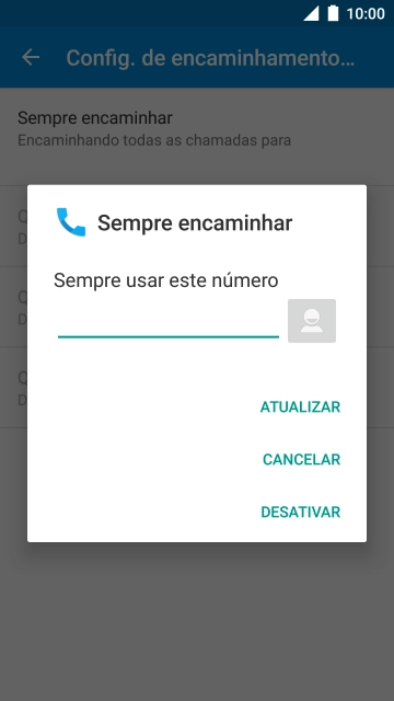 Prima DESATIVAR.
