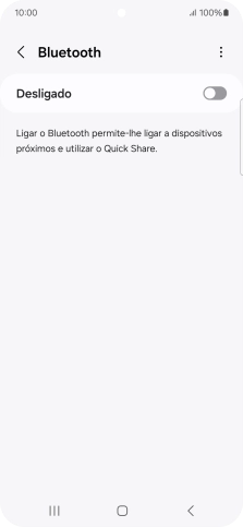Prima o indicador para ativar a função.