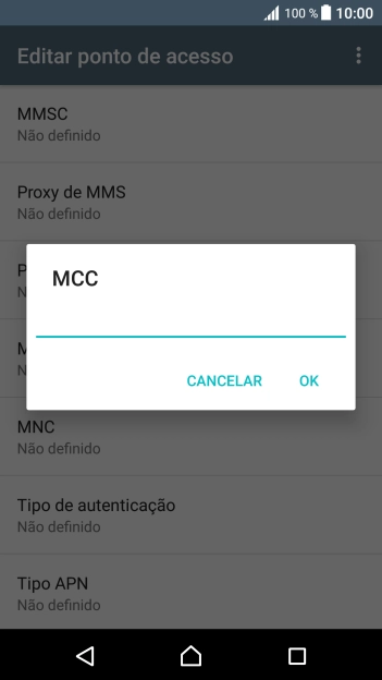Introduza 268 e prima OK.