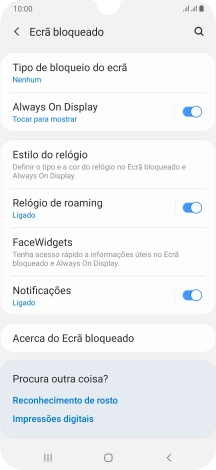 Prima a tecla de início para terminar e voltar ao ecrã inicial.