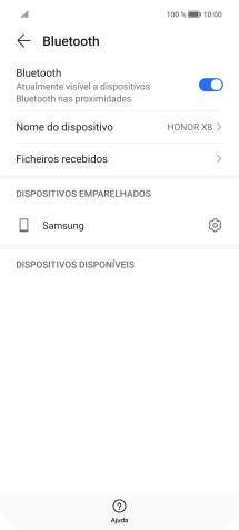 Para voltar ao ecrã inicial, deslize o dedo de baixo para cima a partir da base do ecrã.