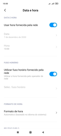 Prima a tecla de início para terminar e voltar ao ecrã inicial.