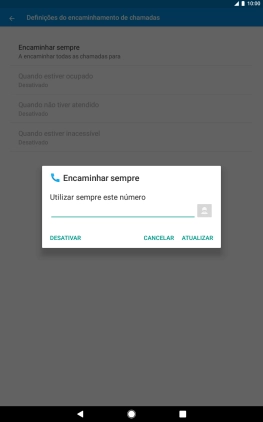 Prima DESATIVAR.