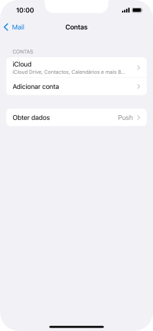 Prima Adicionar conta.