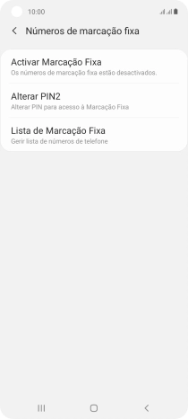 Prima Activar Marcação Fixa.