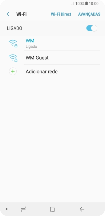 Prima a tecla de início para terminar e voltar ao ecrã inicial.