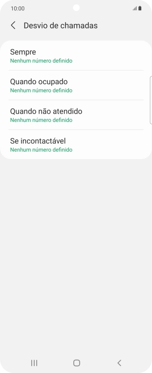 Prima a tecla de início para terminar e voltar ao ecrã inicial.